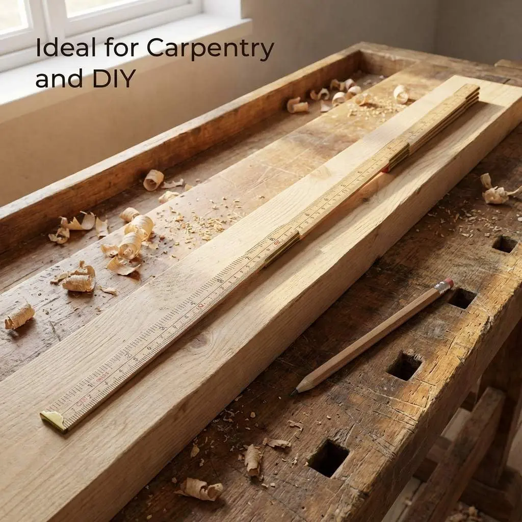 QWORK Folding Wood Rule 78 Inches (198.12 cm) | Carpenters Foldable Measuring Tool - view 6