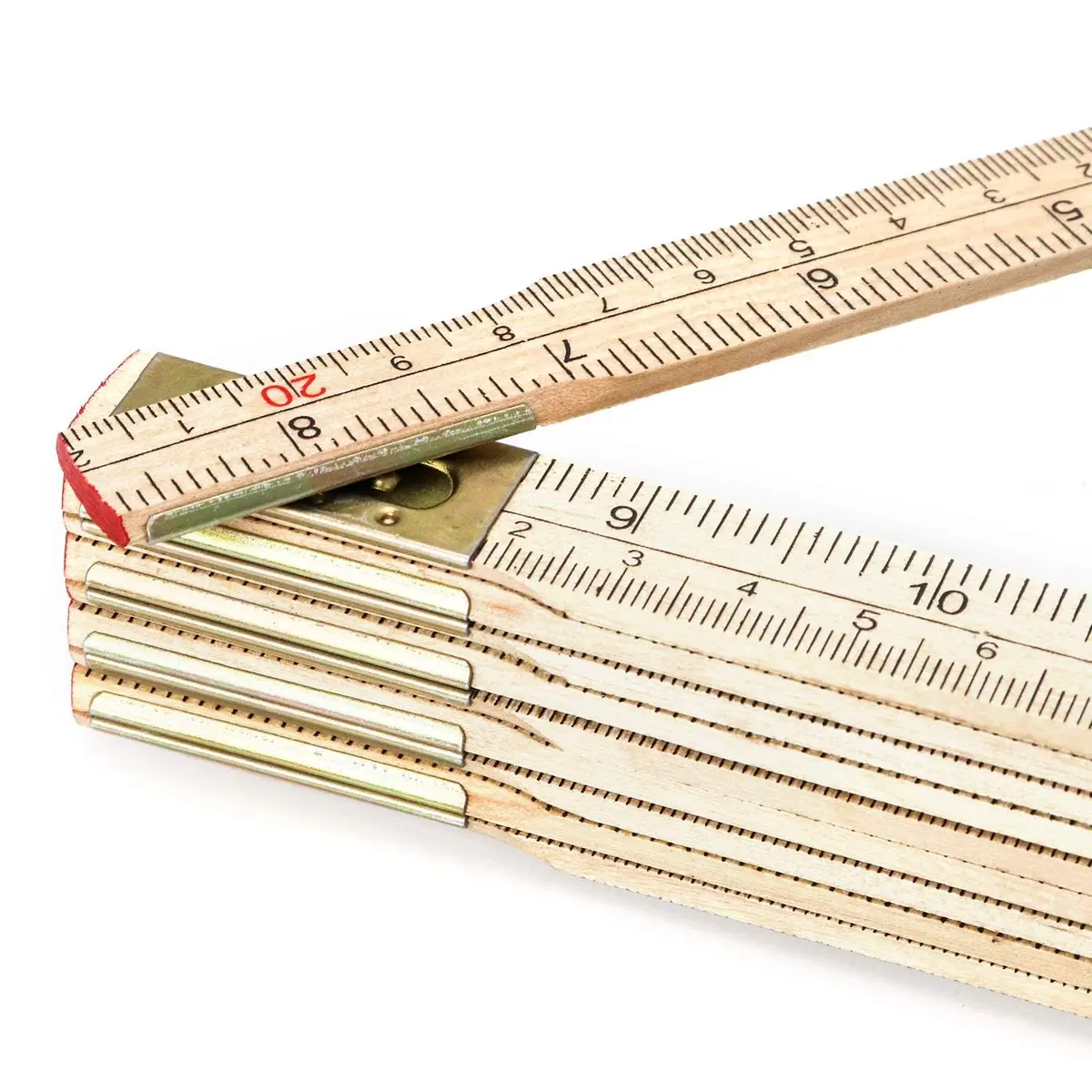 QWORK Folding Wood Rule 78 Inches (198.12 cm) | Carpenters Foldable Measuring Tool - view 3