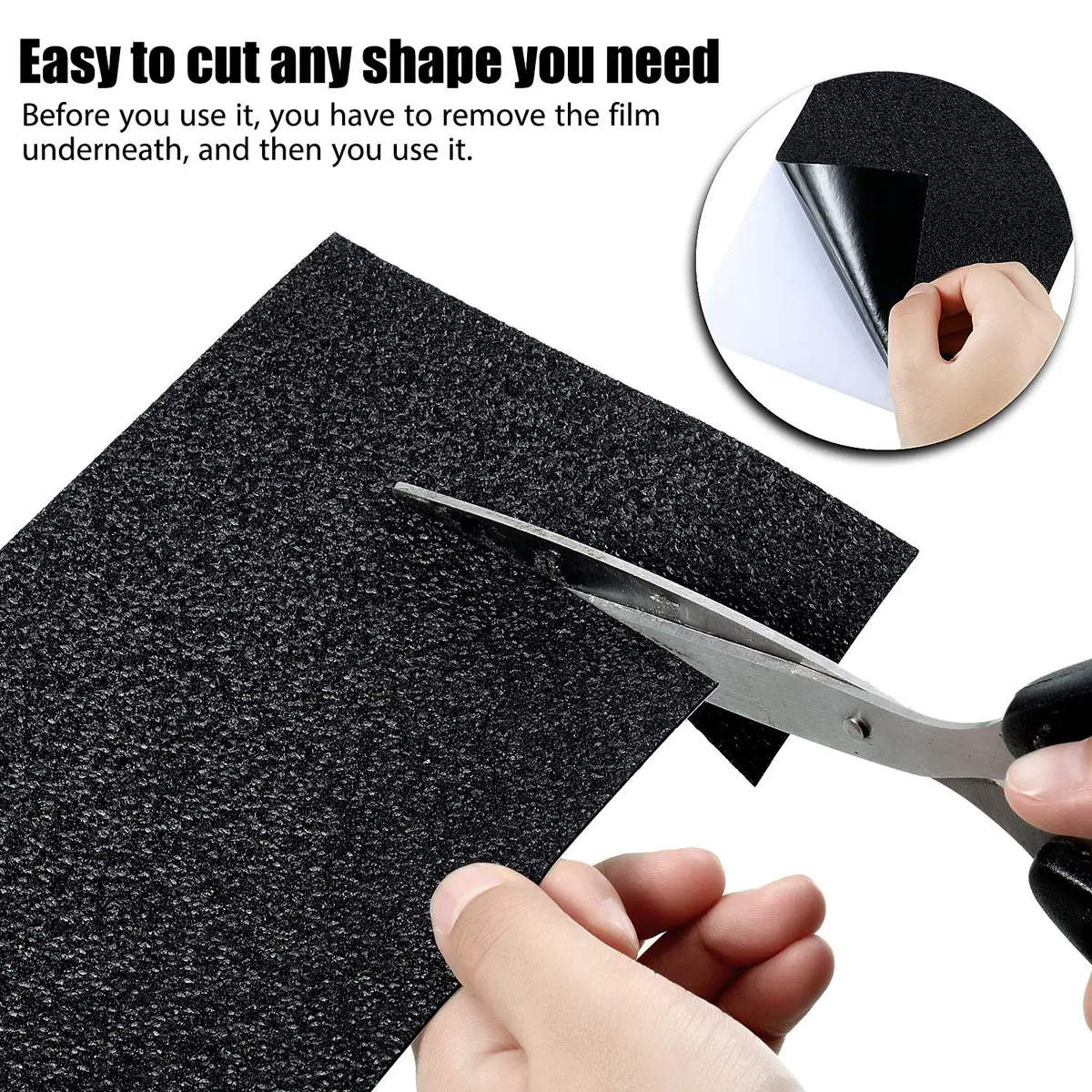 Zonon Rubberized Anti-Slip Grip Tape 5 x 7.8 Inch | Protects Phones & Gaming Devices - view 3