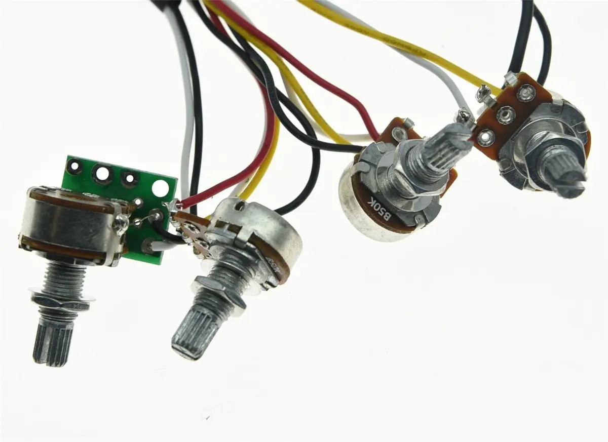 KAISH Prewired 2 Band EQ Equalizer for Electric Bass | Active & Passive Circuit - view 2