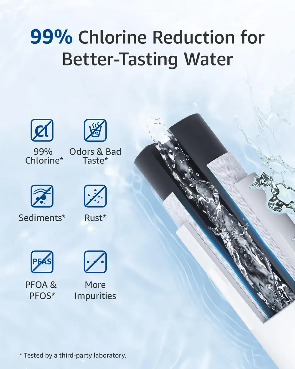 Waterspecialist LT1000PC Refrigerator Water Filter and Air Filter 6 Piece Set | NSF Certified 220V Compatible - view 4
