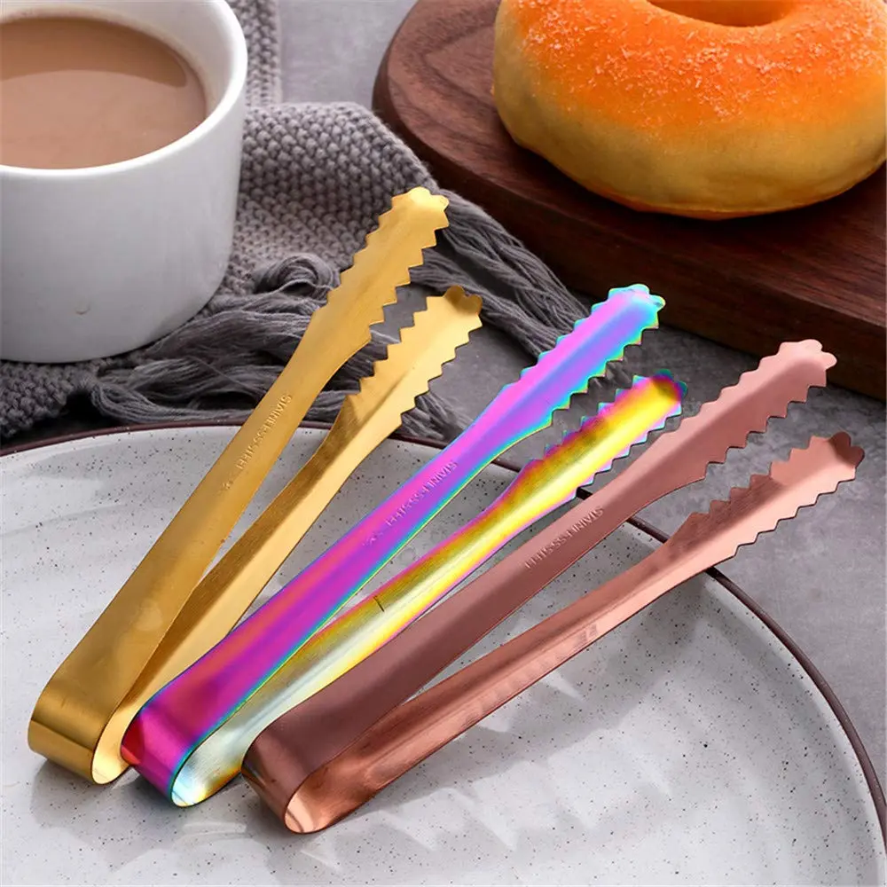 MAKABAKA Stainless Steel Ice Scoop & Tongs Set 6 Inches Rose Gold | Durable Food-Grade 304 - view 4