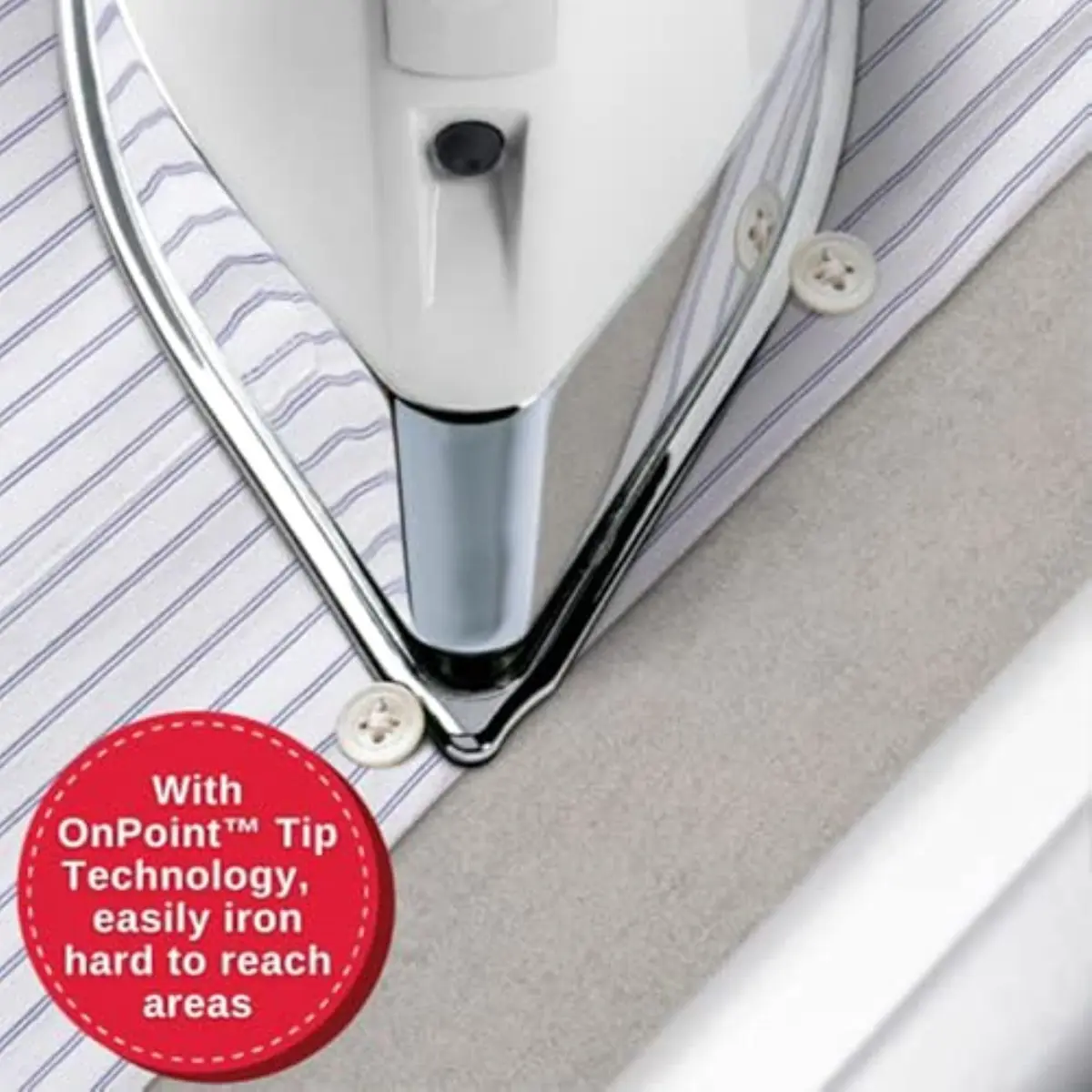 SINGER SteamCraft Steam Iron 1700W | Auto Shutoff, White, 12.25 x 7 x 6.25 in - view 2