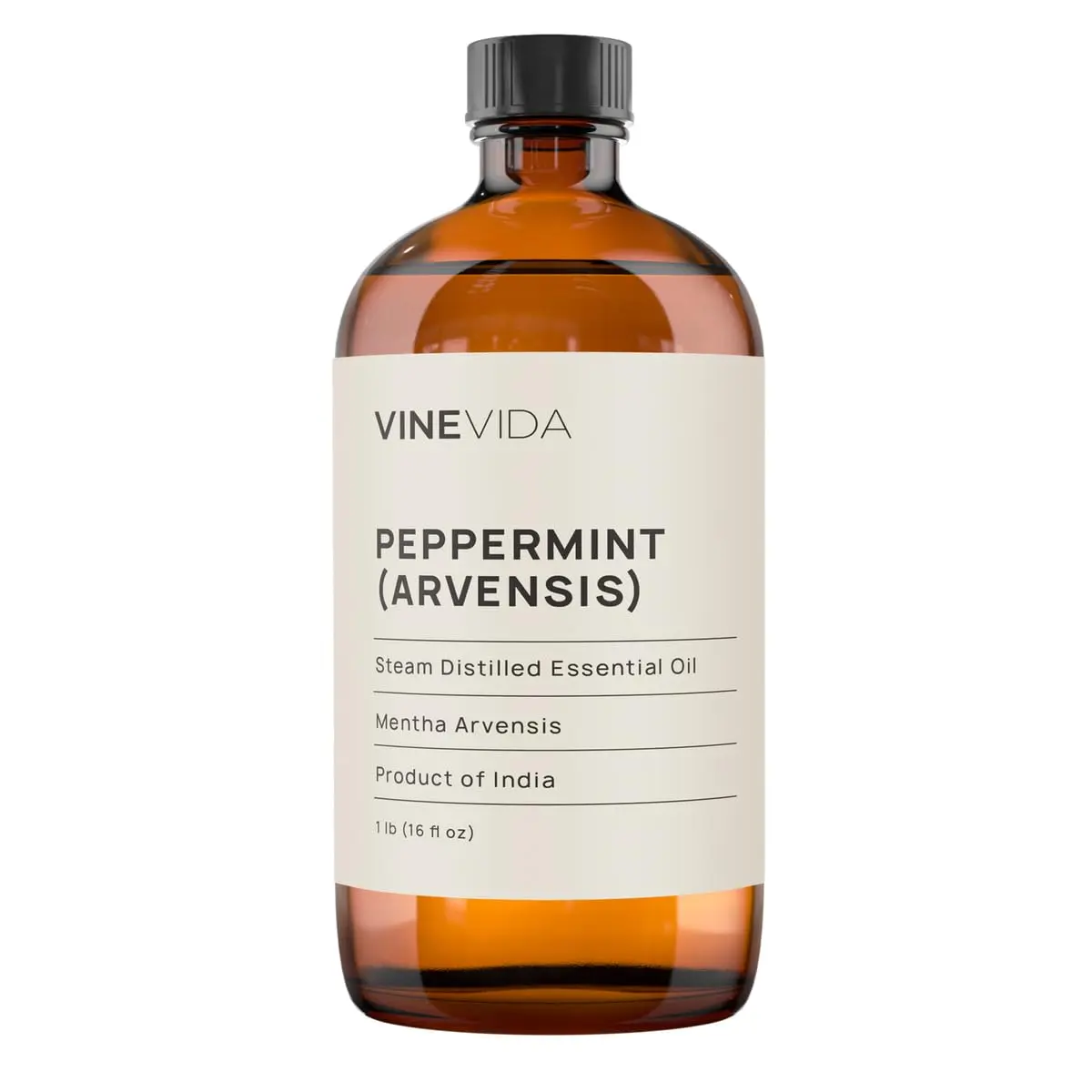 VINEVIDA 16 oz Peppermint Essential Oil | Pure, Undiluted Aromatherapy for DIY Crafts & Skin (110 characters) - main product image