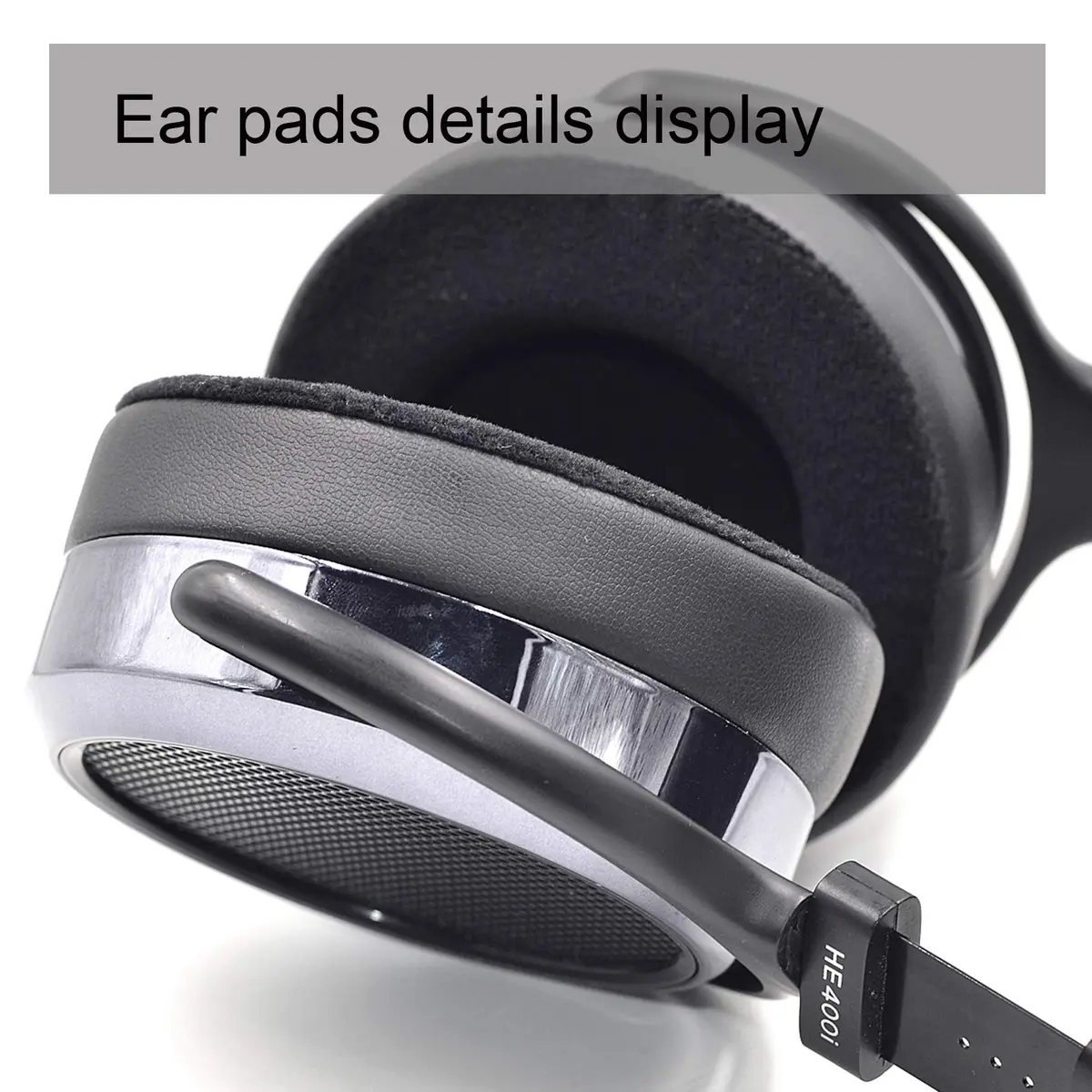 defean Velvet Earpads for HIFIMAN SUNDARA, HE400SE, HE400i, HE560, HE500 Headphones | Black, 1 Pair - view 7