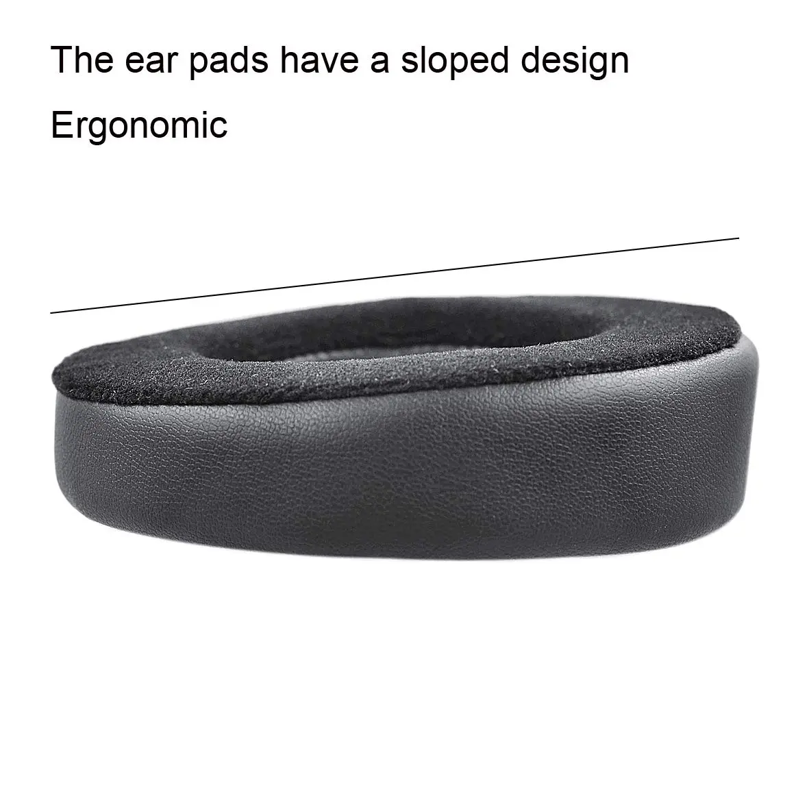 defean Velvet Earpads for HIFIMAN SUNDARA, HE400SE, HE400i, HE560, HE500 Headphones | Black, 1 Pair - view 2