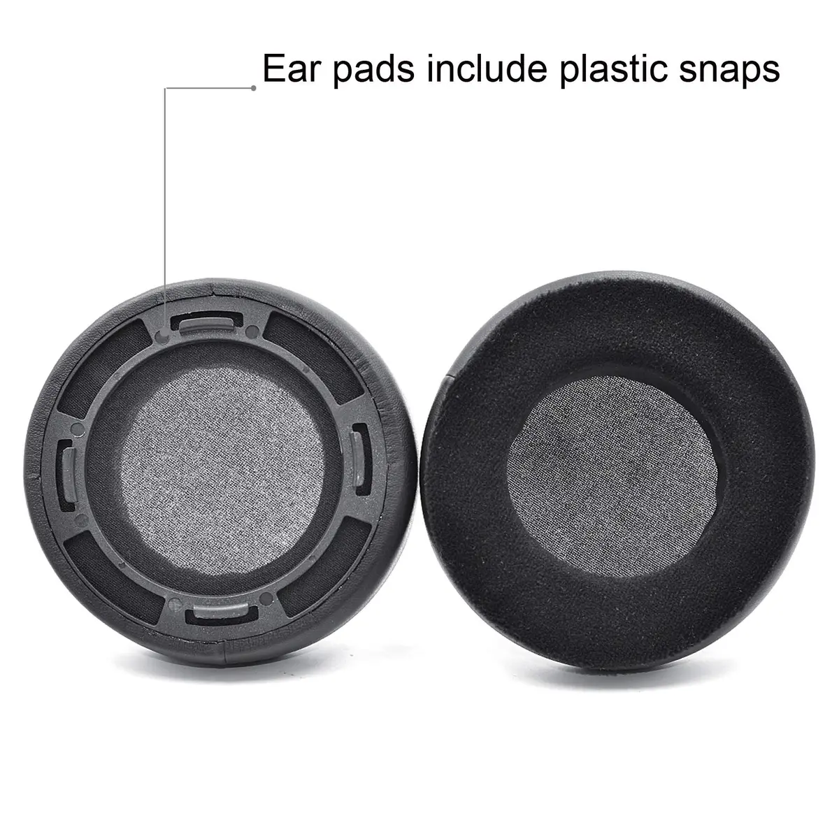 defean Velvet Earpads for HIFIMAN SUNDARA, HE400SE, HE400i, HE560, HE500 Headphones | Black, 1 Pair - view 4