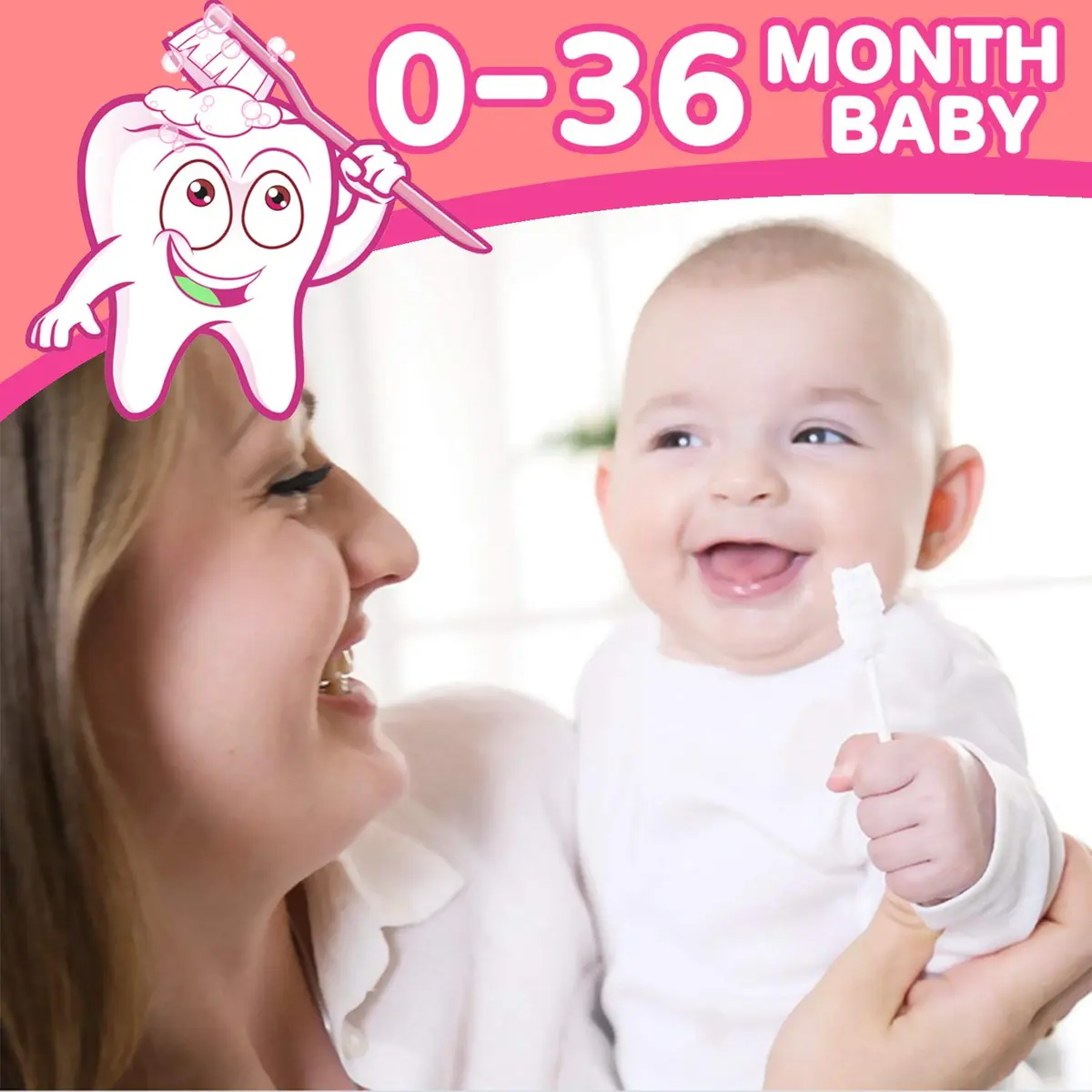 EASICUTI Baby Tongue Cleaner 42PCS | Gentle Disposable Gauze Baby Toothbrush for 0-36 Months - view 6