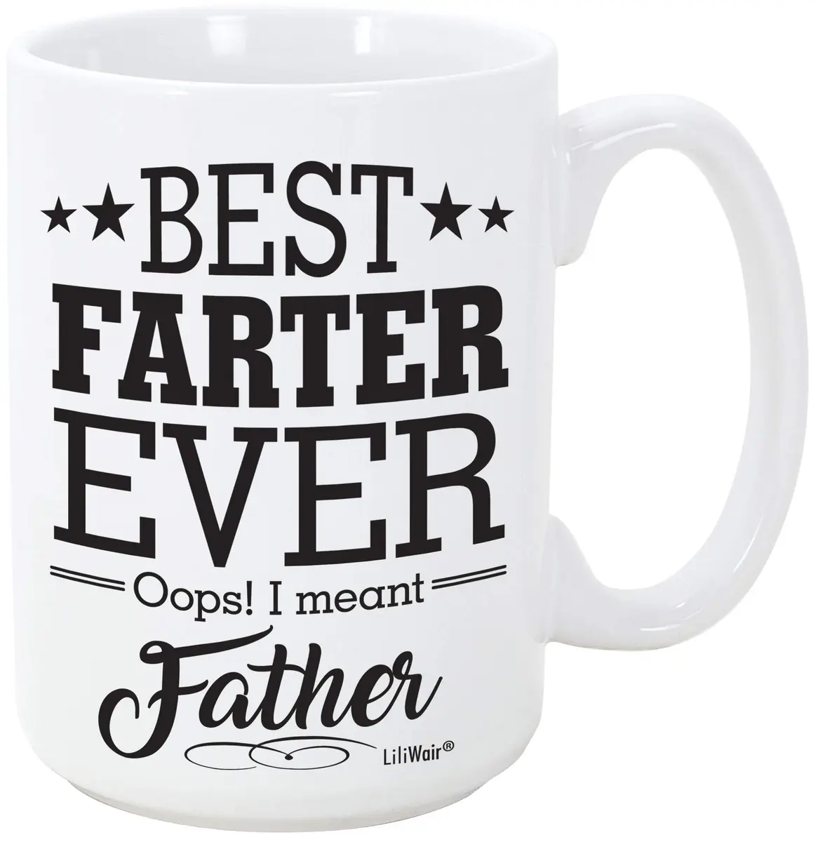 LiliWair Funny Dad Coffee Mug 11 Oz | Happy Birthday & Father’s Day Gift from Kids - main product image