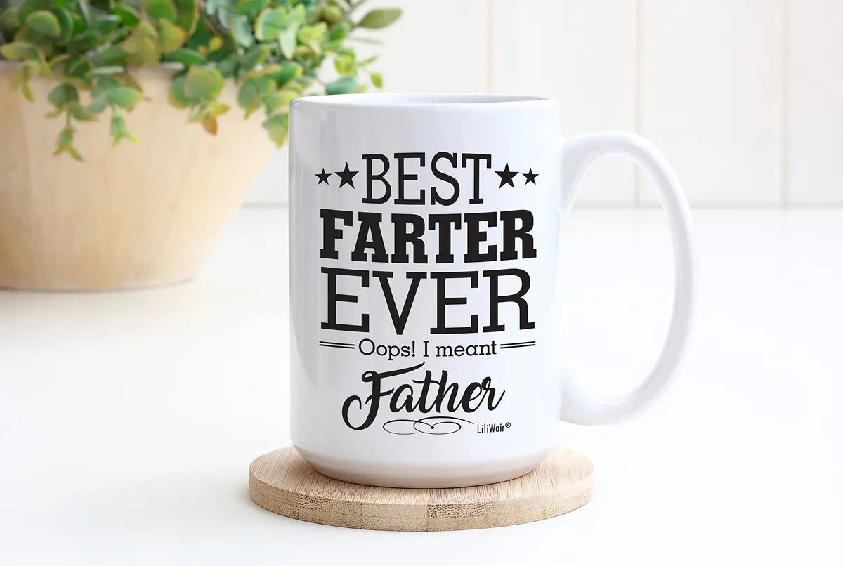 LiliWair Funny Dad Coffee Mug 11 Oz | Happy Birthday & Father’s Day Gift from Kids - view 5