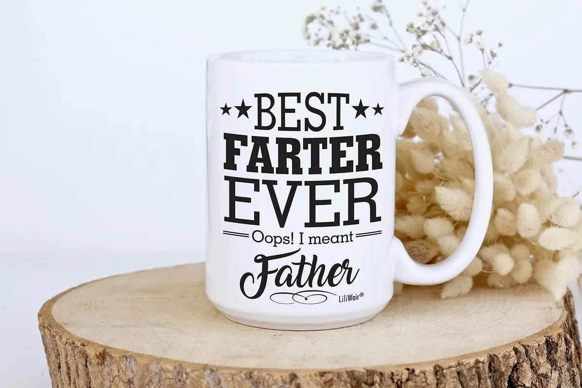 LiliWair Funny Dad Coffee Mug 11 Oz | Happy Birthday & Father’s Day Gift from Kids - view 6