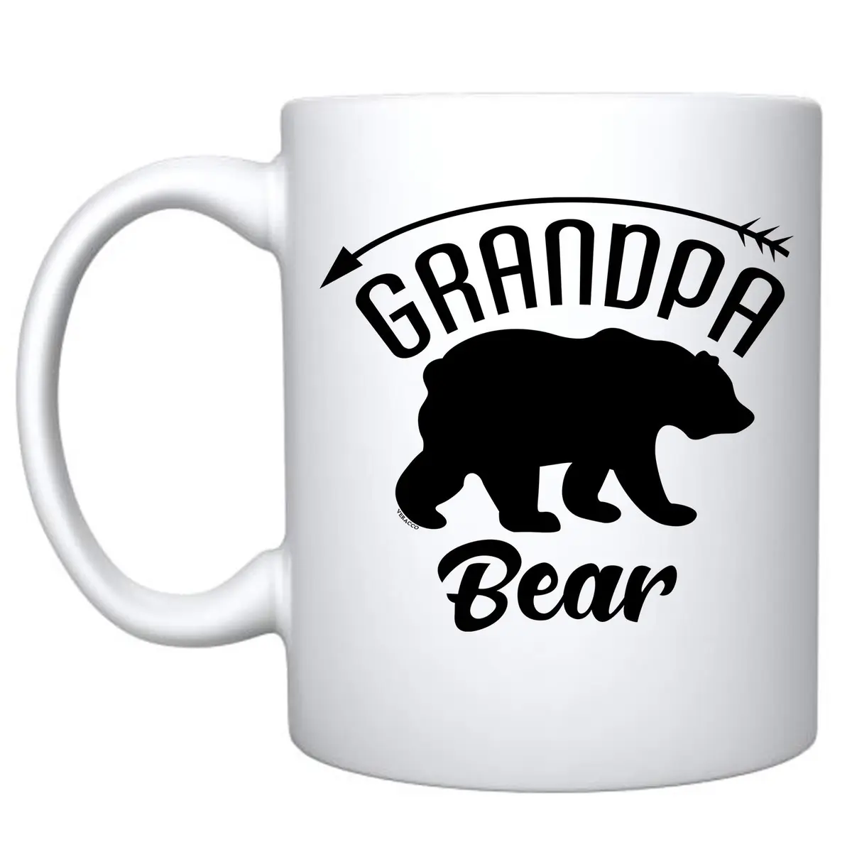 Veracco Grandpa Bear Ceramic Coffee Mug 11oz | Funny Fathers Day Gift for Men - main product image
