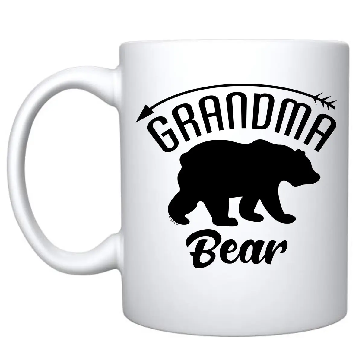 Veracco Grandma Bear Ceramic Coffee Mug 11oz | Funny Bear Mother's Day Gift for Granny Nana - main product image