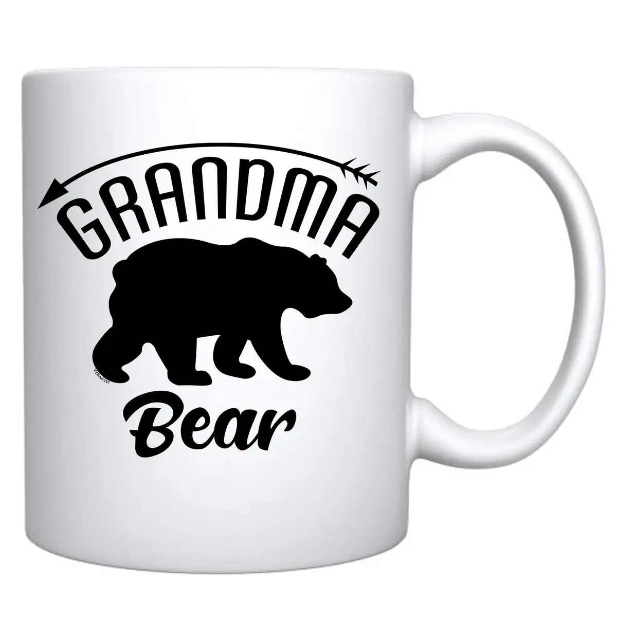 Veracco Grandma Bear Ceramic Coffee Mug 11oz | Funny Bear Mother's Day Gift for Granny Nana - view 2