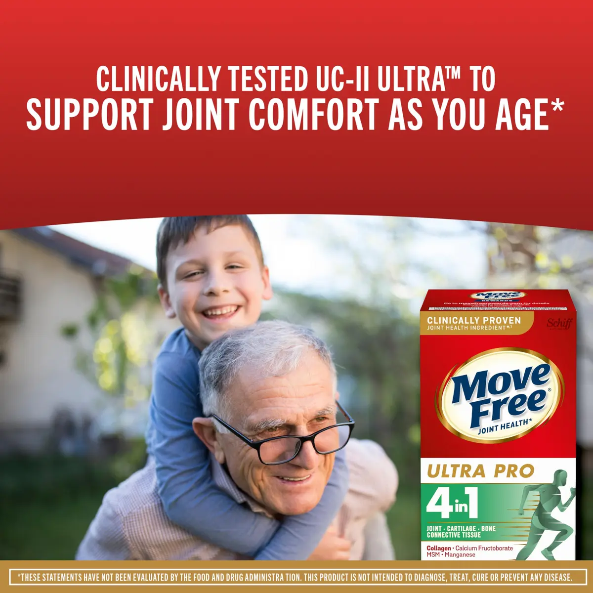 Move Free Ultra Pro 4in1 Joint Support Supplement Tablets- 120ct | Supports Cartilage & Bones - view 5