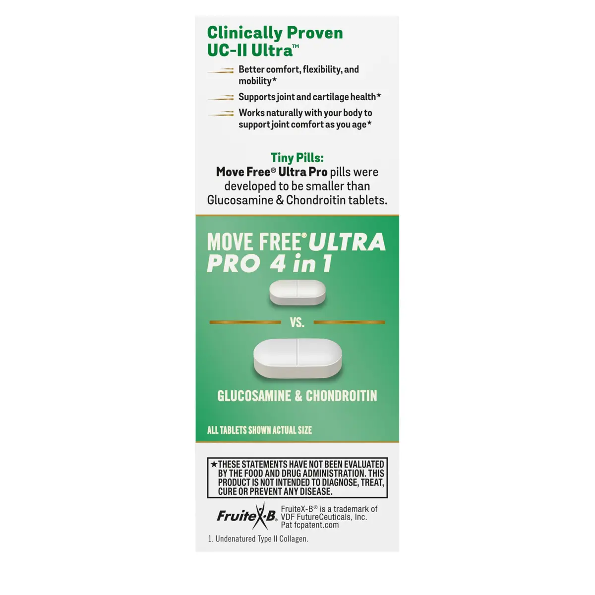 Move Free Ultra Pro 4in1 Joint Support Supplement Tablets- 120ct | Supports Cartilage & Bones - view 8