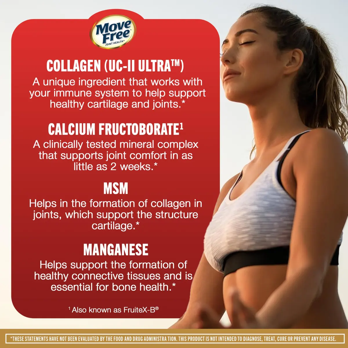 Move Free Ultra Pro 4in1 Joint Support Supplement Tablets- 120ct | Supports Cartilage & Bones - view 3