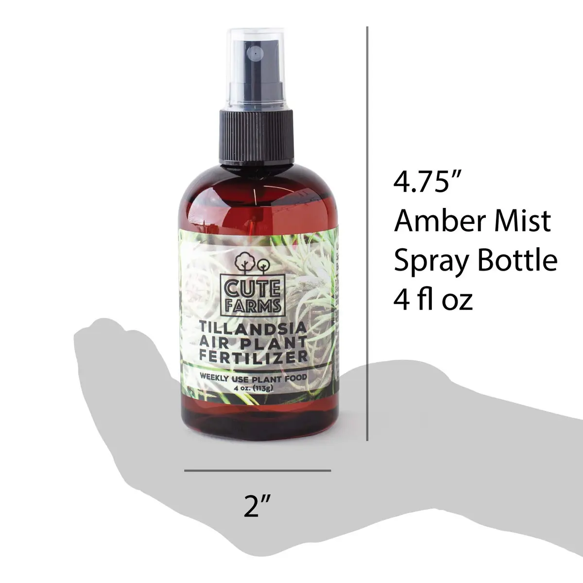 Cute Farms Air Plant Fertilizer Spray 118ml (4 fl oz) | Gentle Weekly Formula for Tillandsia - view 7