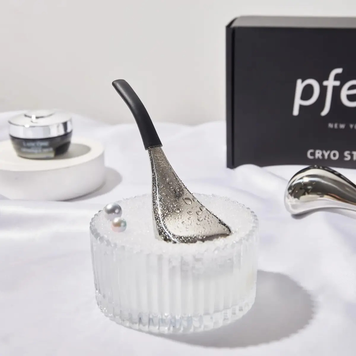 pfefe Ice Globes for Face and Eyes, Cryo Sticks Facial Skin Care Tools with Storage Case | Stainless Steel, 2 Count - view 6