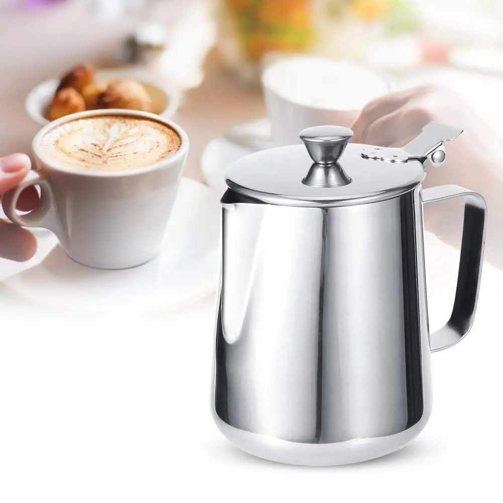 FastUU Milk Frothing Cup 600ml | Non-stick Stainless Steel Coffee Pitcher for Home Use - view 8