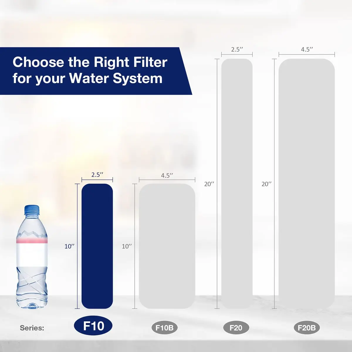 Membrane Solutions 5 Micron 10"x2.5" Pleated Sediment Water Filter | Universal Fit, Efficient Filtration, Washable, 3-Month Service - view 8