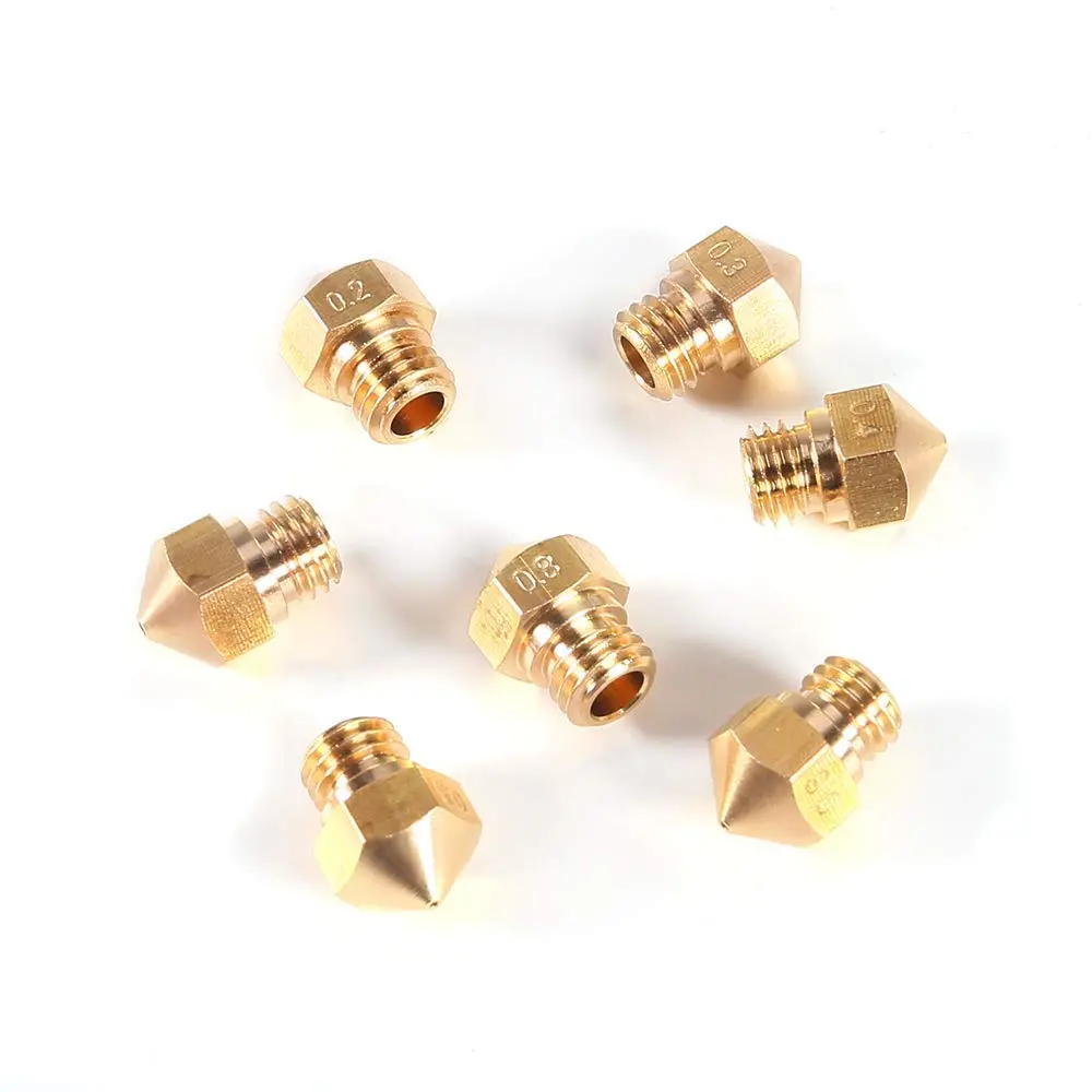 UMLIFE MK10 Nozzle Brass 0.4mm | 1.75mm Filament, M7 Thread, 10pcs for 3D Printer - view 6