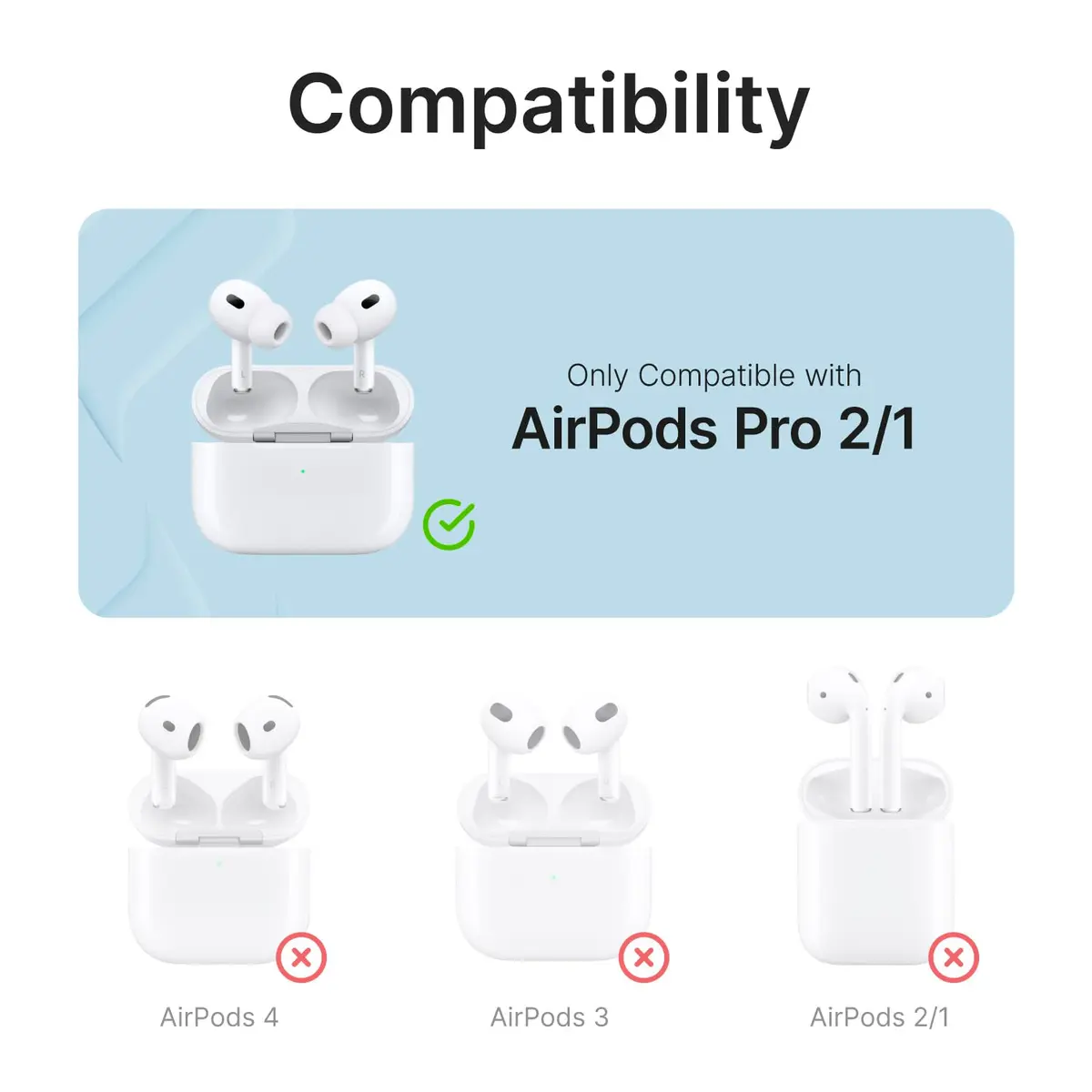 Catalyst Waterproof Case for AirPods Pro 2nd Gen & 1st Gen | Waterproof, Drop-Proof, Wireless Charging | Army Green - view 2