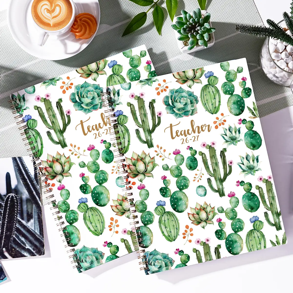 MaaIbok Teacher Planner 2026-2027 | Academic Schedule & Quotes, 8'' x 10'' - view 2