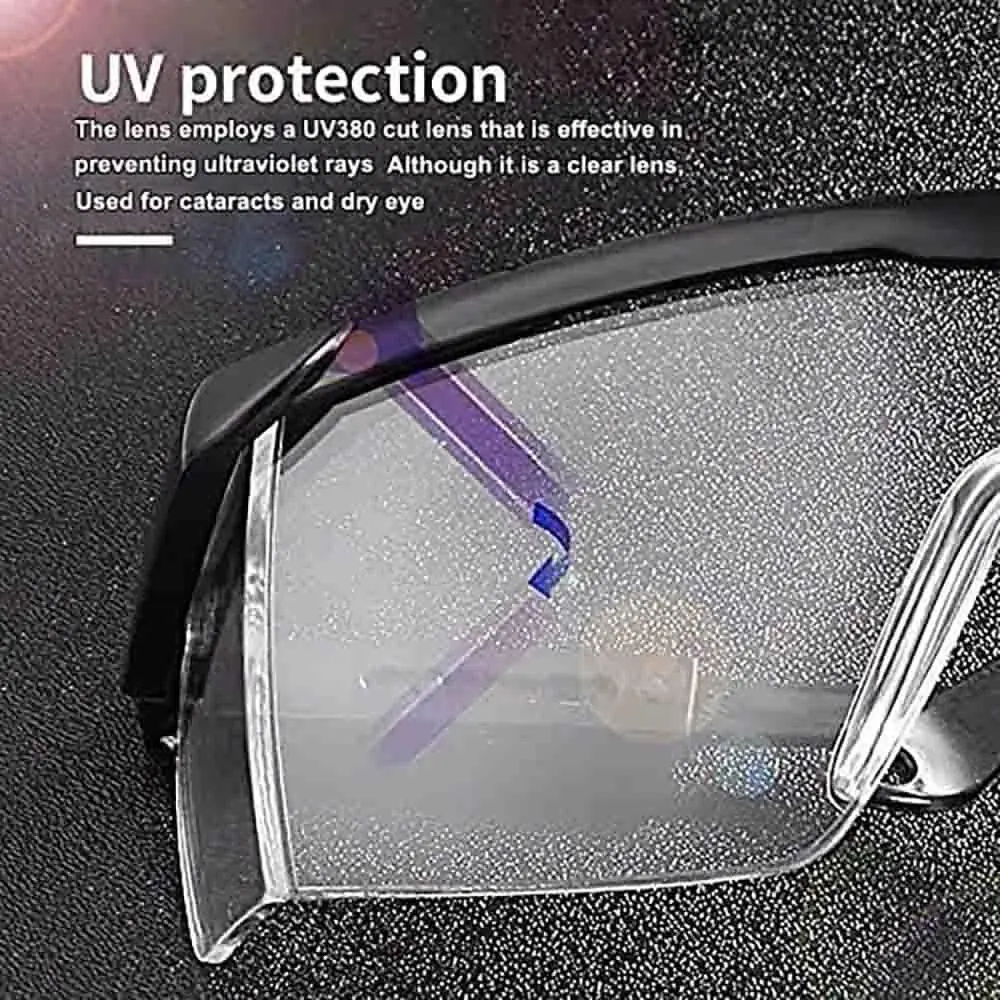 mozeeda 3 Pack Safety Glasses with Anti-Fog & Scratch-Resistant Lenses | Clear Wraparound Goggles for Work & Lab - view 5