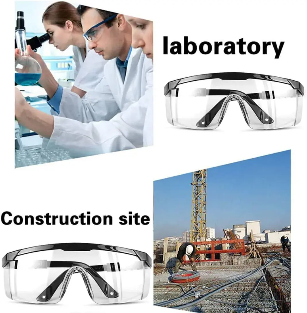 mozeeda 3 Pack Safety Glasses with Anti-Fog & Scratch-Resistant Lenses | Clear Wraparound Goggles for Work & Lab - view 7
