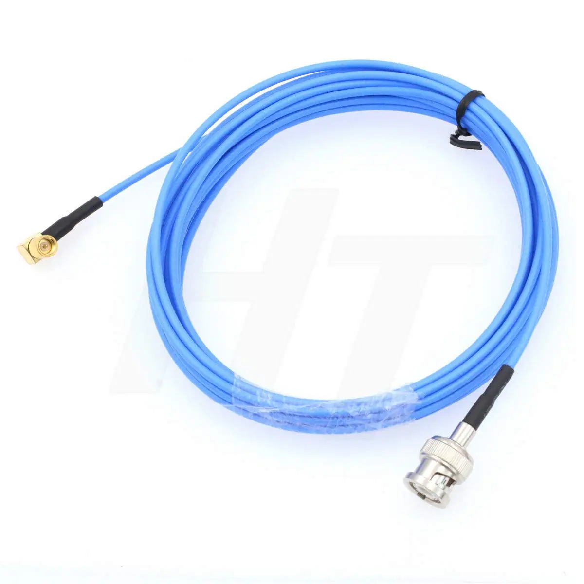 HangTon BNC Male to 90-Degree Microdot 10-32 Angled Cable 5m (16.4 ft) | For Accelerometer Transducer Acoustic Vibration Test - main product image