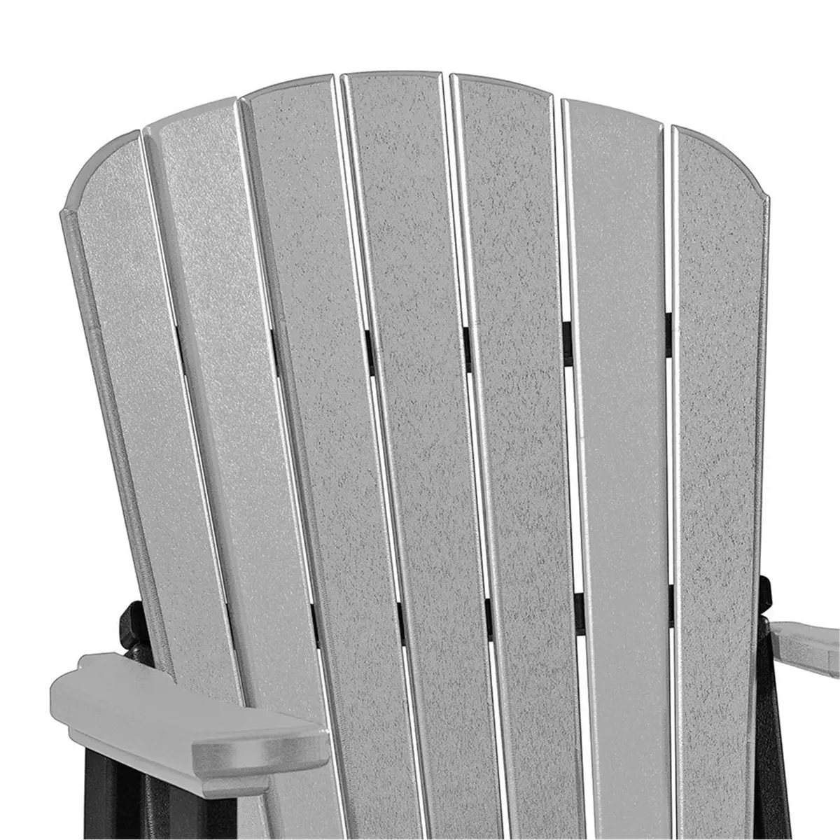 American Furniture Classics Double Center Table Glider Light Gray | Amish Crafted Outdoor Seating - view 3