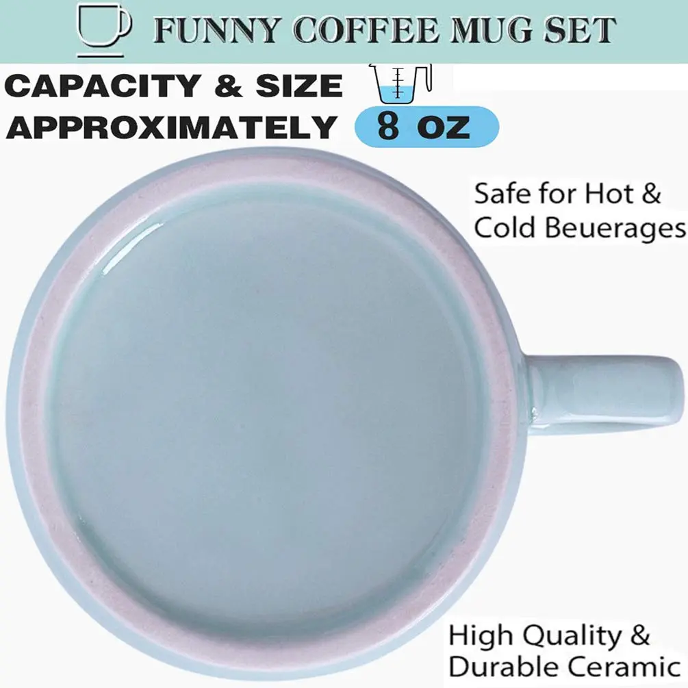 Ponerine Fortune Cat Coffee Mug 237ml (8 Fl Oz) | Hidden Animal Surprise Inside - view 5
