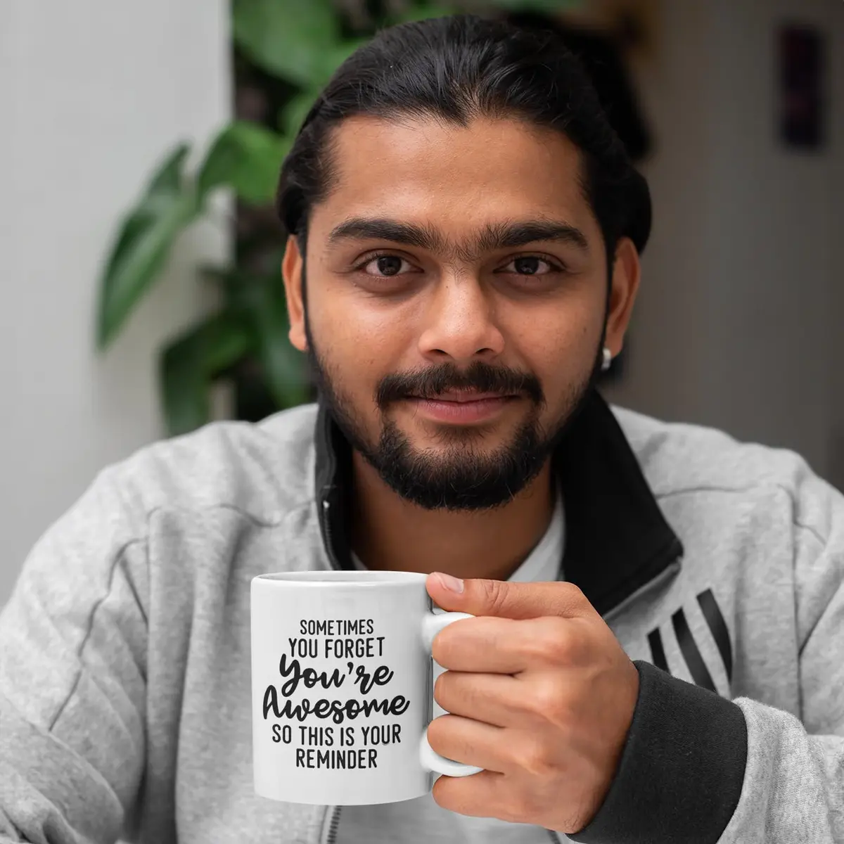 Veracco Sometimes You Forget You're Awesome Mug – Inspirational Coffee Mug for Women & Men – 11oz Ceramic Mug - view 8