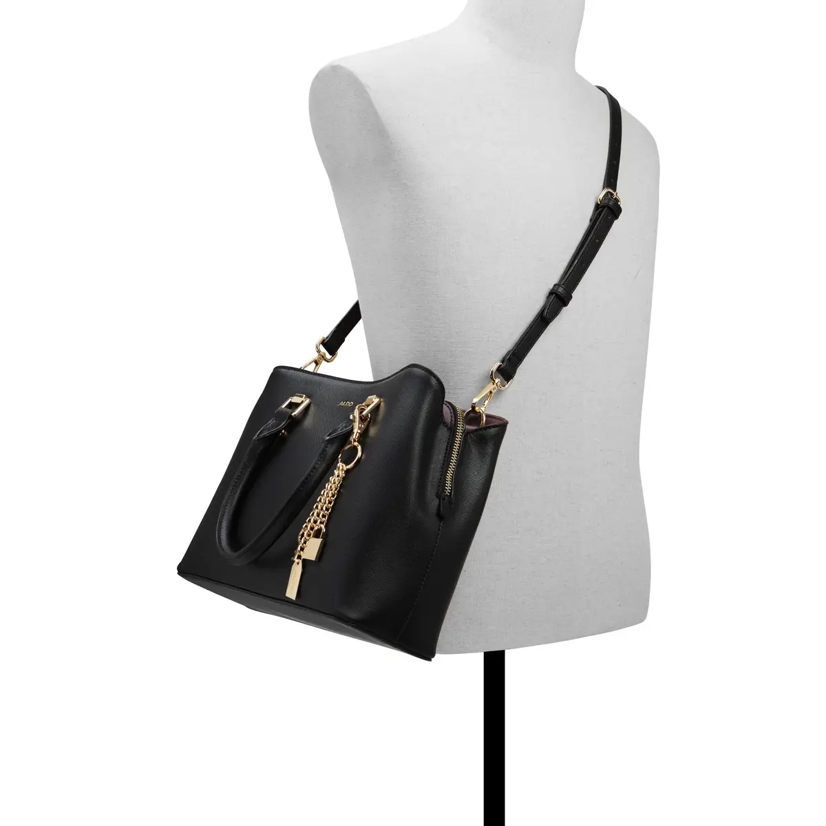 ALDO Women's Legoirii Tote Bag, Black | Spacious Synthetic Handbag for Daily Use - view 6