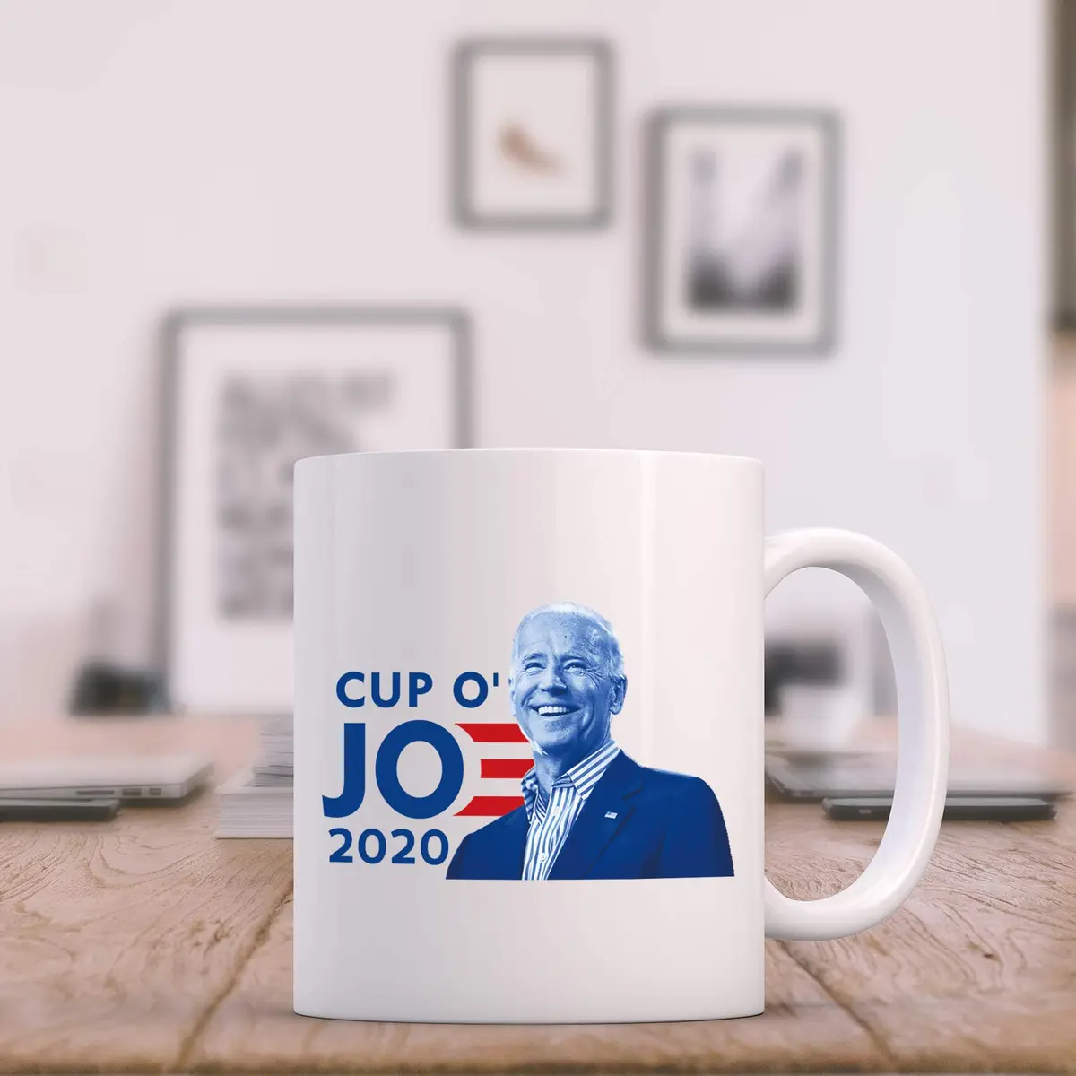 MintBear Joe Biden Coffee Mug 11oz | Cup O' JOE for President, Gift for Mom, Sister, Girlfriend, Daughter - view 4