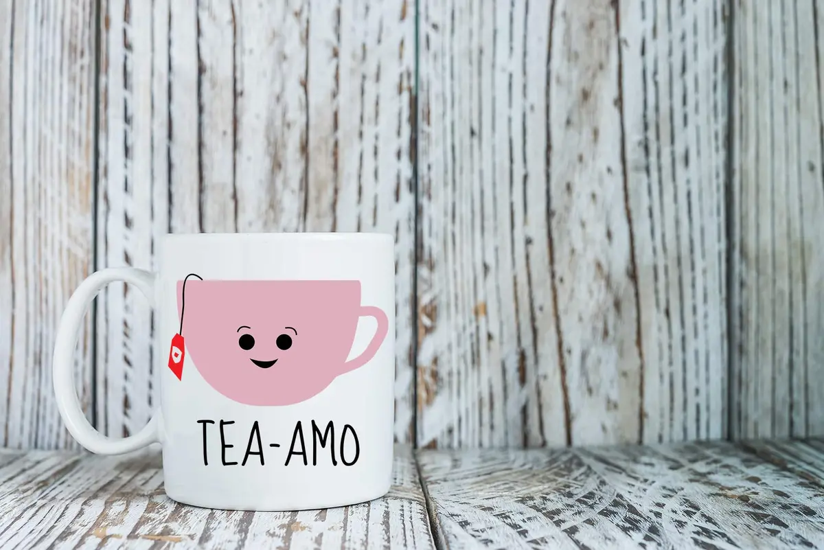 AW Fashions Tea Amo - Spanish I Love You 11oz Novelty Coffee Mug Perfect for Women, Funny Birthday Gift for Her, Fiancee, Girlfriend, Wife, Mom - view 7