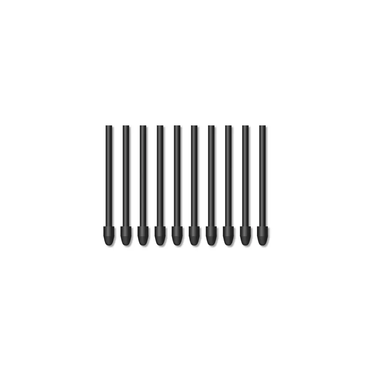 HUION PN05A Replacement Nibs for PW517 Stylus (10-Pack, Black) | Compatible with Kamvas 12/13/16/22 Series - main product image