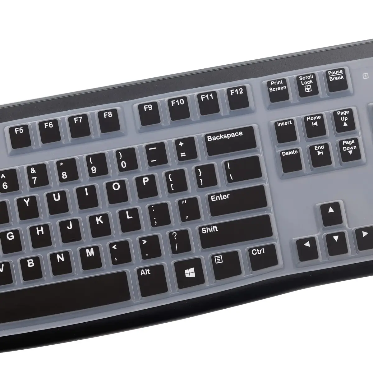 MUBUY-GOL Silicone Keyboard Cover for Logitech K120 & MK120 US Layout | Waterproof Dustproof - view 3