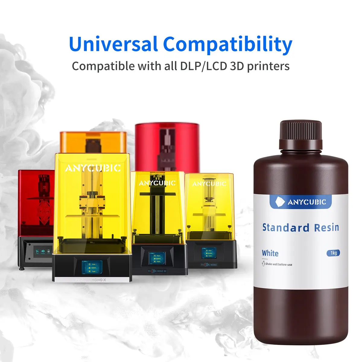 ANYCUBIC 3D Printer Resin, 1kg (2.2 lb) TL Green | High Precision Fast Curing UV Photopolymer Resin for LCD 3D Printing - view 5