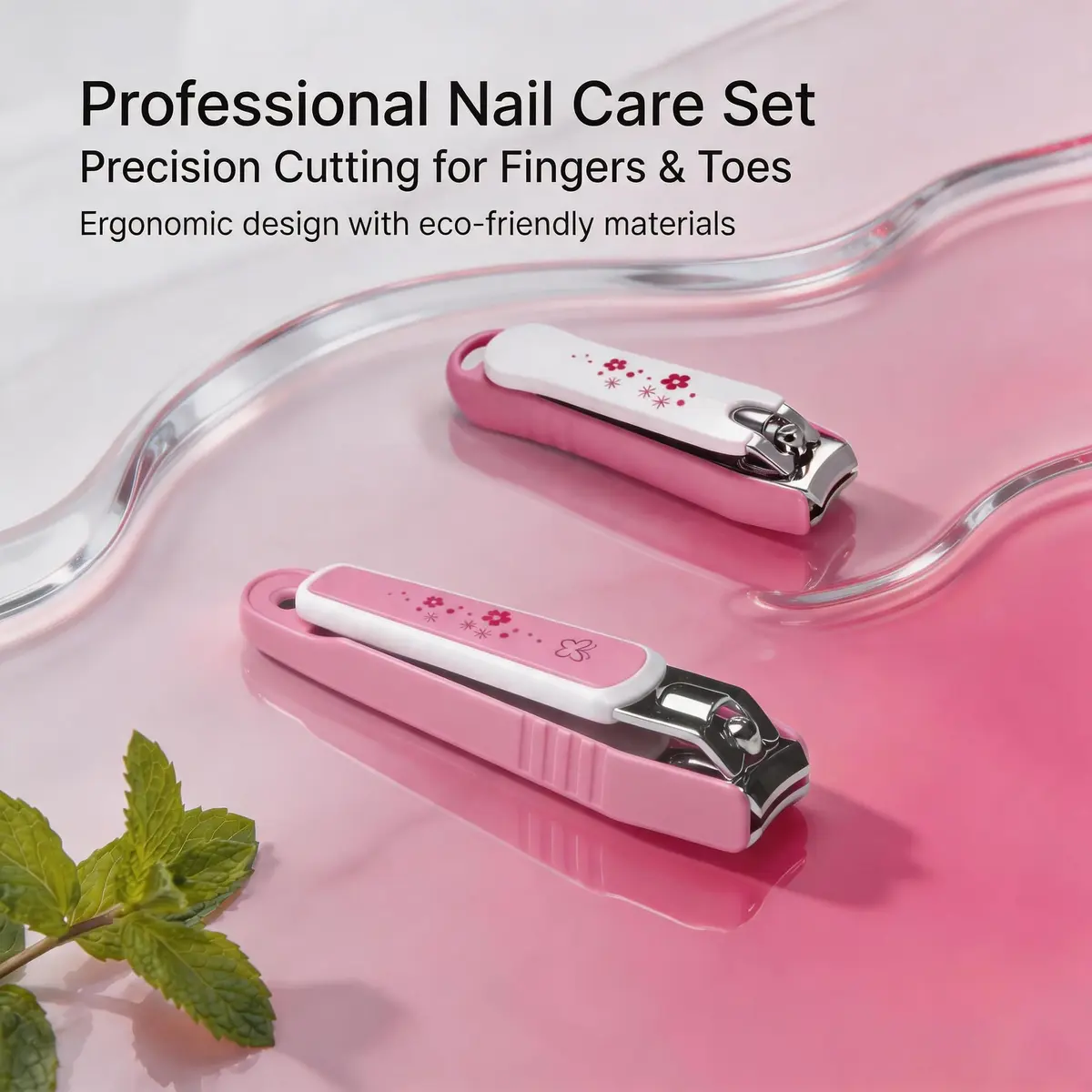 Pafason Nail Clipper Set Curved Blade Fingernail and Toenail Cutter | Ultra Sharp Stainless Steel, Mess-Free Grooming (70-120 chars) - view 2