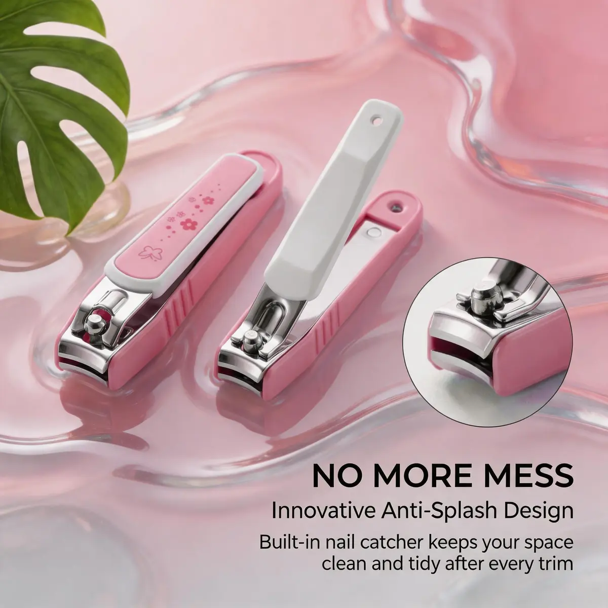 Pafason Nail Clipper Set Curved Blade Fingernail and Toenail Cutter | Ultra Sharp Stainless Steel, Mess-Free Grooming (70-120 chars) - view 4