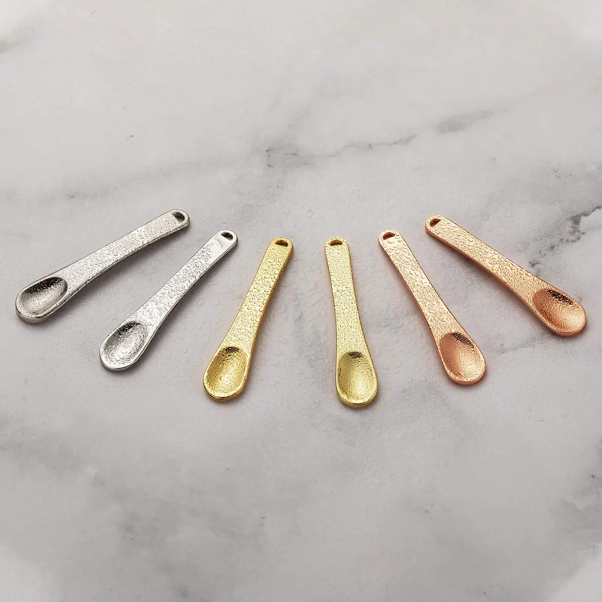 Tekson Metal Cosmetic Spatula 6 Pieces | Reusable Mini Mask Scoop for Skincare & Makeup - view 6