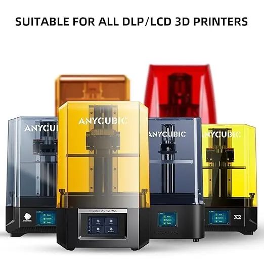 ANYCUBIC 3D Printer Resin, 405nm High Precision Fast Curing UV Photopolymer Resin 1kg (2.2 lb) White | For LCD 3D Printing - view 4