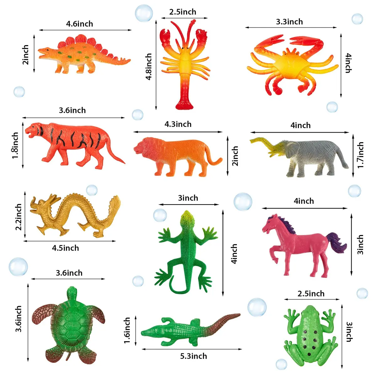 Outus Water Growing Toy Animal Sea Creatures | Realistic, Patience Training, Reusable Fun - view 2