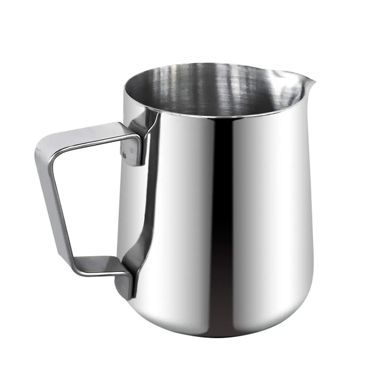 SOTECH Stainless Steel Espresso Milk Frothing Pitcher,12oz/350ml | Rust-proof, Dripless, Dishwasher Safe - view 4