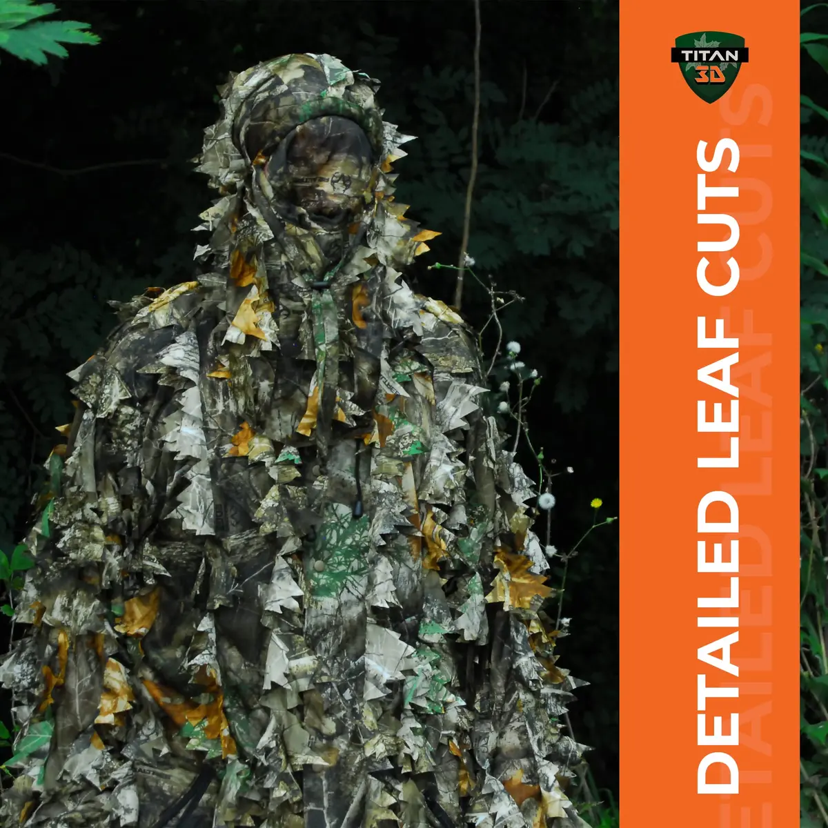 Titan 3D Leafy Gloves for Leafy Suit | Lightweight Camouflage Hunting Gloves - view 6