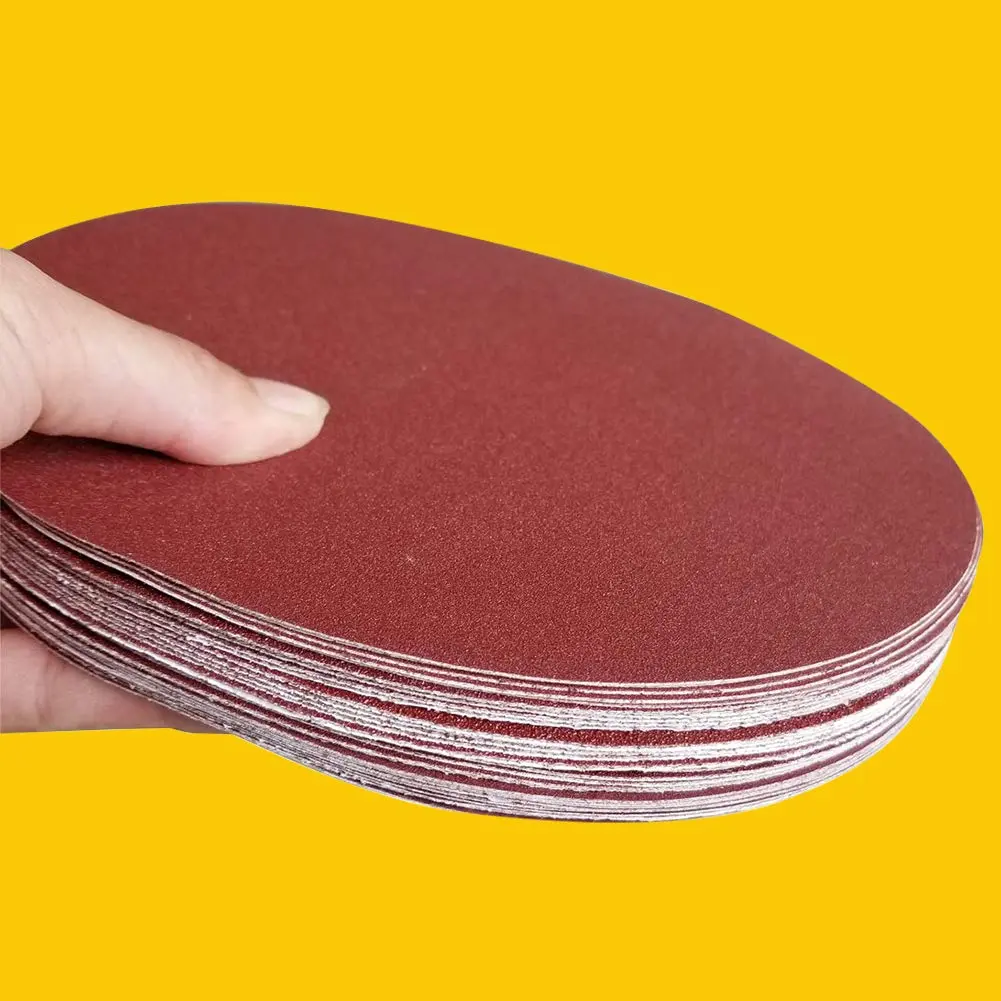 TPmax 18 PCS 12 Inch NO-Hole PSA Aluminum Oxide Sanding Disc | Self Stick, Fine Grits for Metal & Wood (70-120c) - view 6
