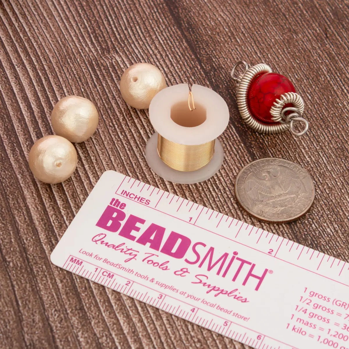The Beadsmith Craft Wire Assortment 24 Gauge (213 in / 5.5 m) | Tarnish-Resistant Copper Wire for Jewelry Making - view 5