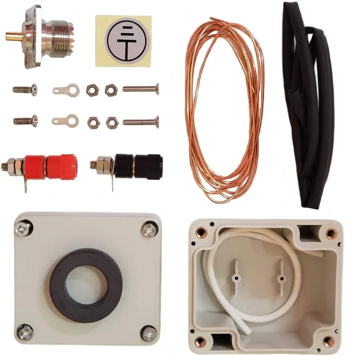 LJJDSLYU Balun Antenna DIY Kits for HAM Shortwave 1-30MHz | Portable Waterproof Radio Antenna Kit - main product image